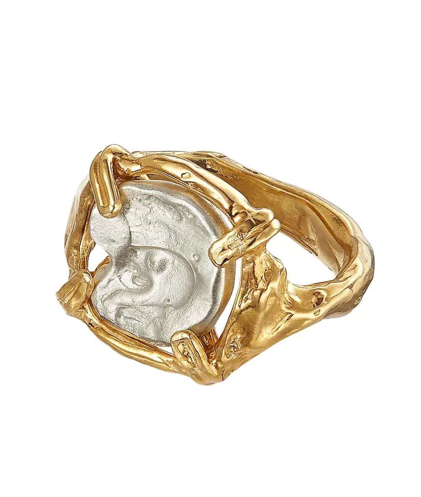 Alighieri Anelli | L'Anello Con Cornice Dorata Placcato Oro 24Kt