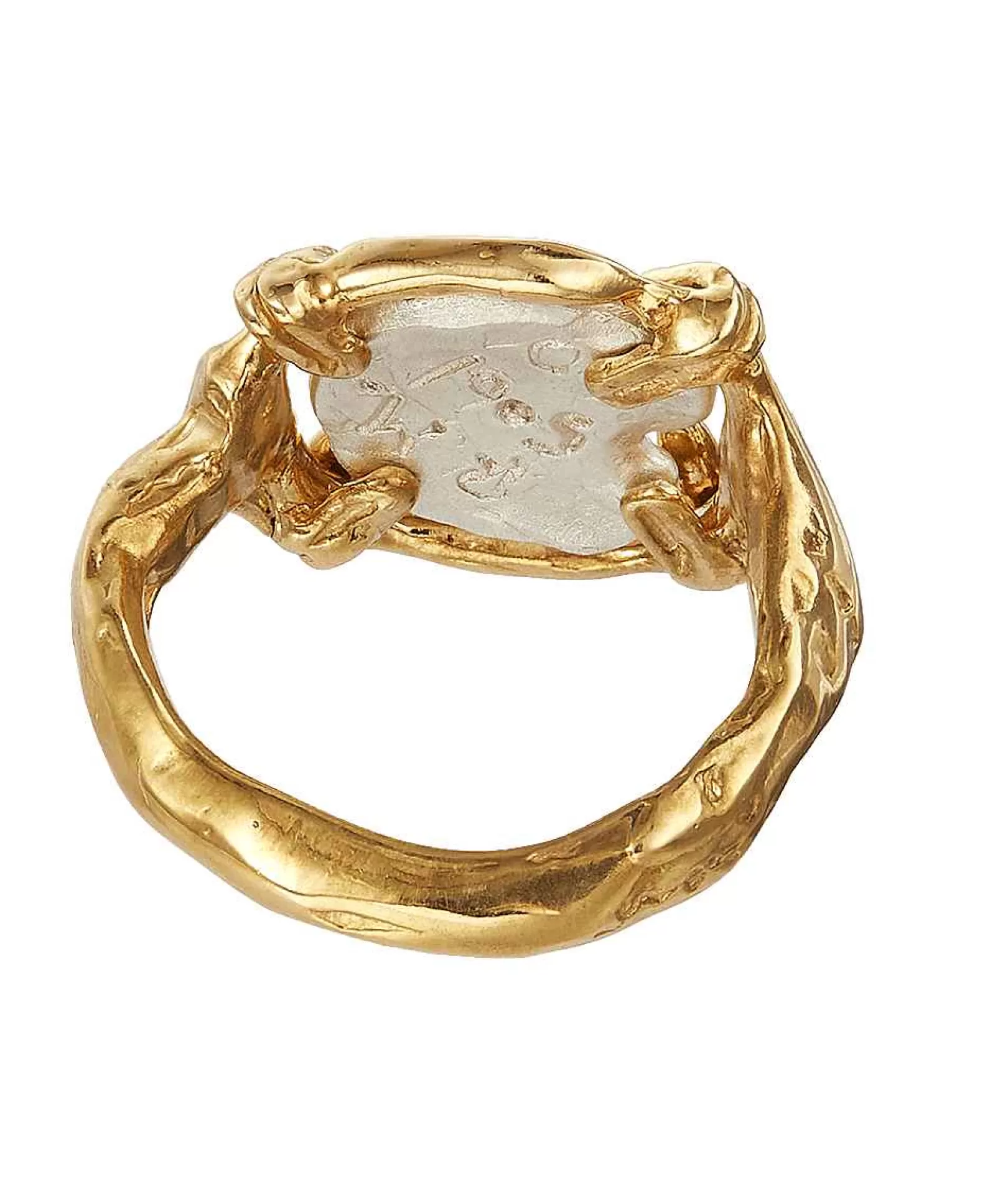 Alighieri Anelli | L'Anello Con Cornice Dorata Placcato Oro 24Kt